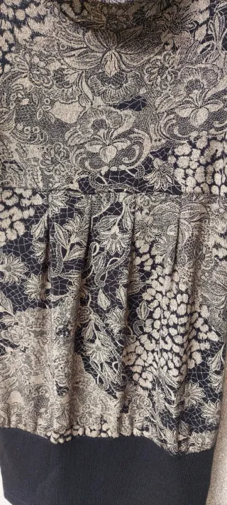 Vestido de punto estampado