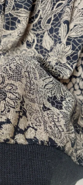 Vestido de punto estampado