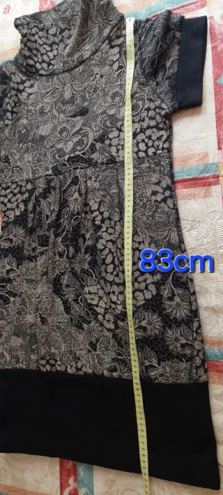 Vestido de punto estampado