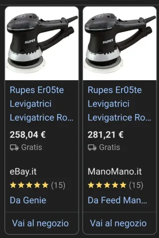 Levigatrice Rupes ER05TE