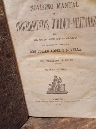 Libro Derecho Militar Lopez Procedimientos