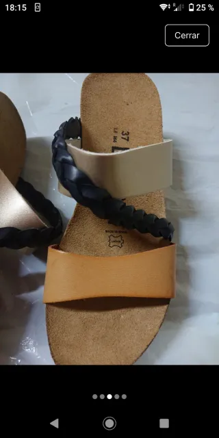 Sandalias backsun Piel Talla 37