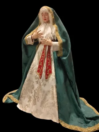 Virgen Dolorosa Candelero Vestir