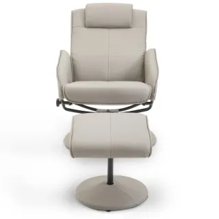 Sillón Relax Reclinable con Taburete