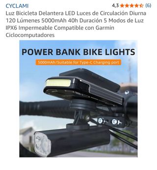Luz Diurna Ciclami para Bicicleta