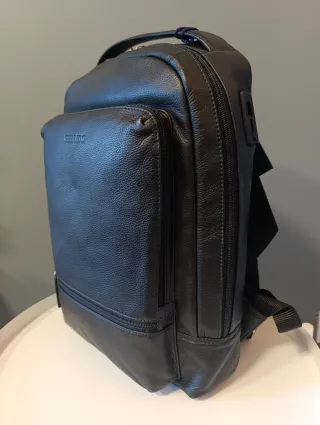 Mochila Piel Bellido Negra