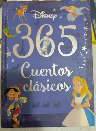 Libro 365 cuentos clasicos de Disney.