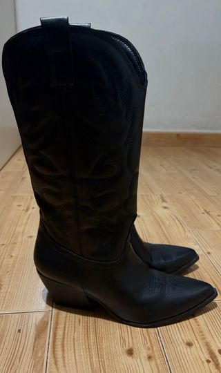 Botas cowboy negras