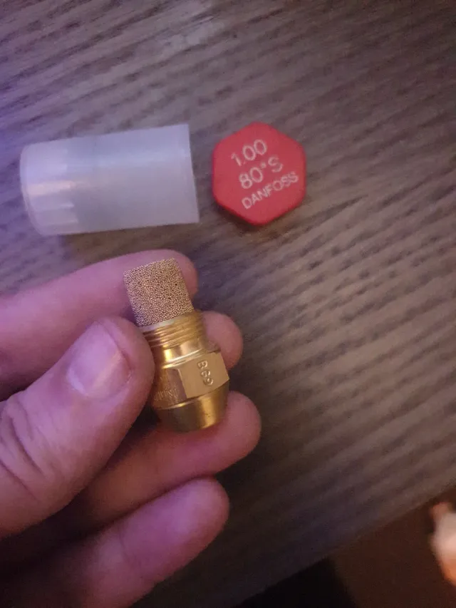 Boquilla quemador latón con filtro