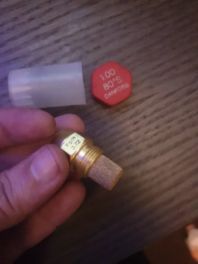 Boquilla quemador latón con filtro