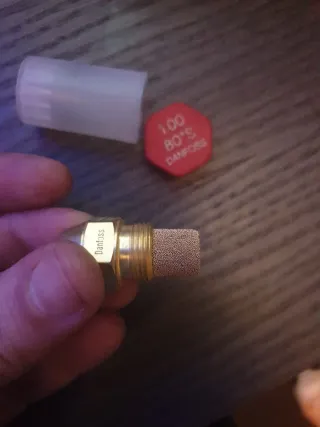 Boquilla quemador latón con filtro