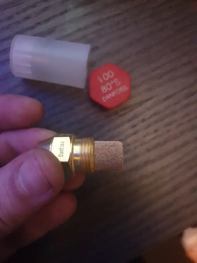 Boquilla quemador latón con filtro