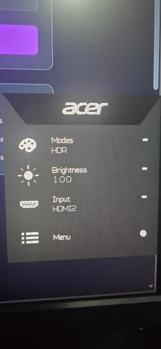 Acer Nitro VG240YM3 23.8 180Hz