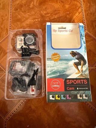 Cámara Deportiva 1080p HD Sumergible