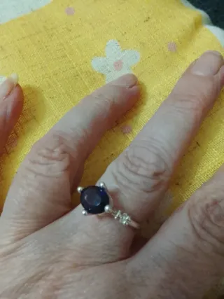 Anillo Tous Plata 925 Amatista