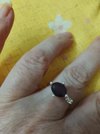 Anillo Tous Plata 925 Amatista