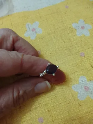 Anillo Tous Plata 925 Amatista