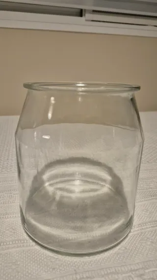 Recipiente de cristal Ikea sin tapa