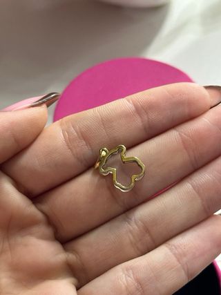Colgante Tous Oso transparente y dorado GARANTIA