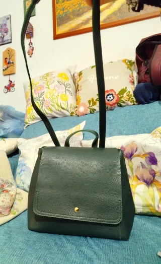 Zaino/borsa donna verde scuro
