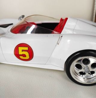 Speed Racer Meteoro Coche Blanco Rojo