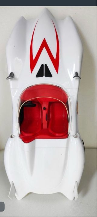 Speed Racer Meteoro Coche Blanco Rojo