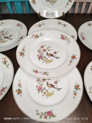 Vajilla Bidasoa Vintage AVE DEL PARAISO