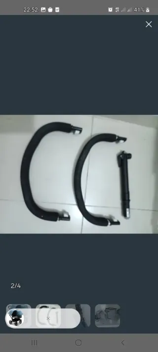 Carro Gemelar Bugaboo Donkey Azul