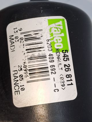 MOTOR LIMPIA DELANTERO RENAULT KANGOO 656281