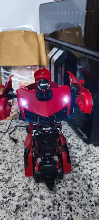 Coche RC Transformers Rojo
