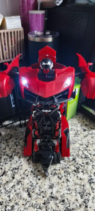 Coche RC Transformers Rojo