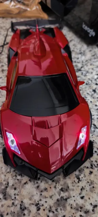 Coche RC Transformers Rojo