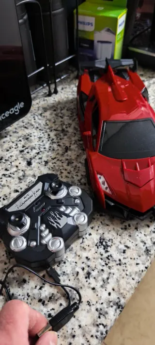 Coche RC Transformers Rojo