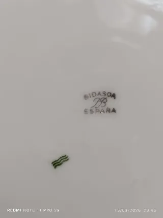 Vajilla Bidasoa Vintage AVE DEL PARAISO