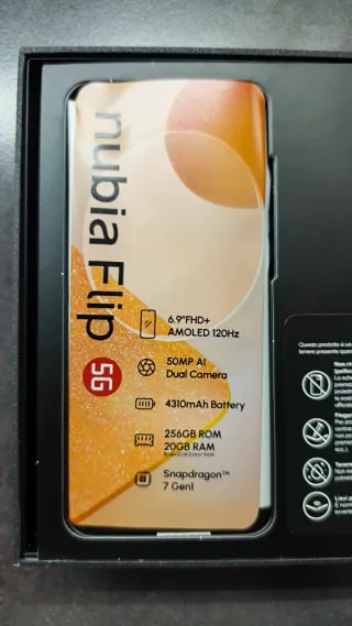 Nubia Flip 5G 8GB RAM 256GB ROM Black