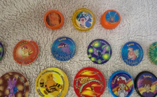 Lote Ediciones especiales Tazos Pokémon vintage