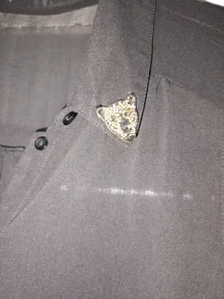 Blusa sin mangas Lefties negra talla M