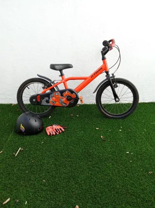 Bicicleta infantil Decathlon 16'' Robot