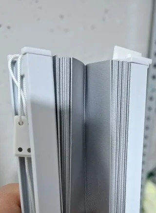 Cortina plisada Termica blanca 80x130cm