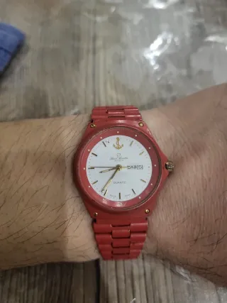 Orologio Paul Martin Geneve Rosso