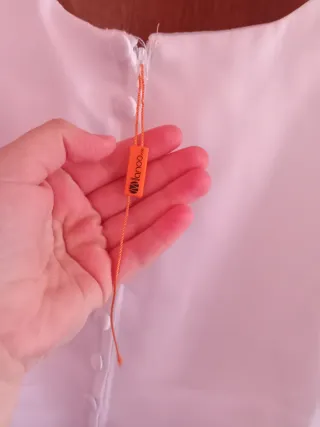 Vestido de comunión niña blanco con etiqueta