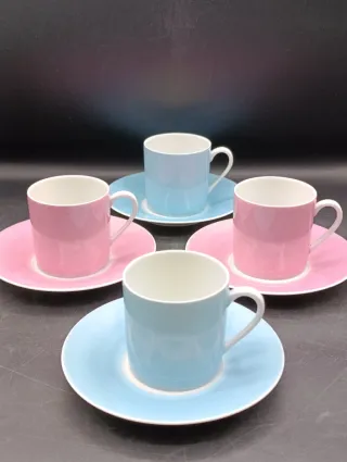 Set Tazas Café Espresso Limoges