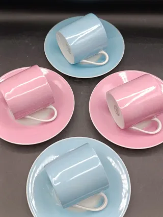 Set Tazas Café Espresso Limoges