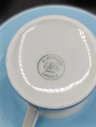 Set Tazas Café Espresso Limoges