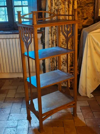 Estantería Modernista Madera Principios Siglo XX
