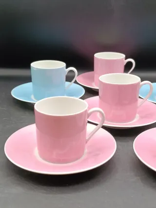 Juego café express porcelana Limoges