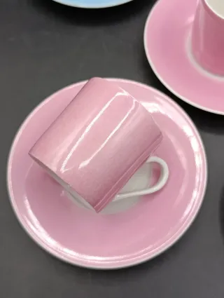 Juego café express porcelana Limoges