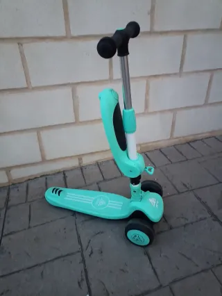 Patinete infantil 3 ruedas con luces