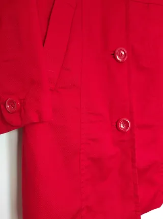 Gabardina H&M Roja Mujer