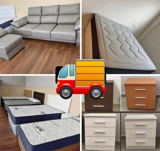 Liquidación Muebles: Sofá, Cama y Cómodas